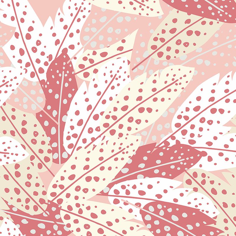 Feather Wall Mural Modern Decorative Living Room Wall Covering, Custom Size Available