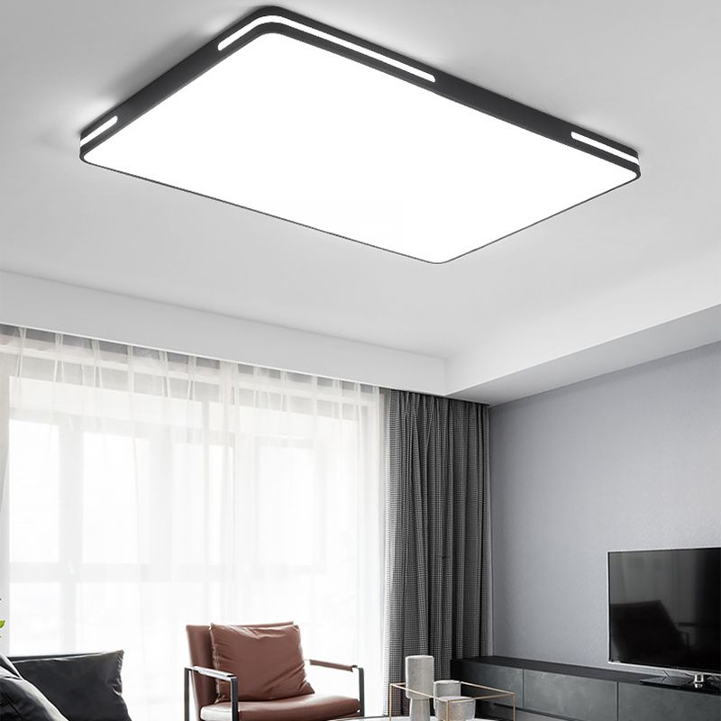 Metal Geometric Flush Mount Fixture Modern 1 Light Flush Light Fixture