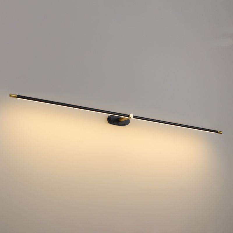 Simplicità Luci da specchio vanità allungate Luci da parete acriliche per bagno