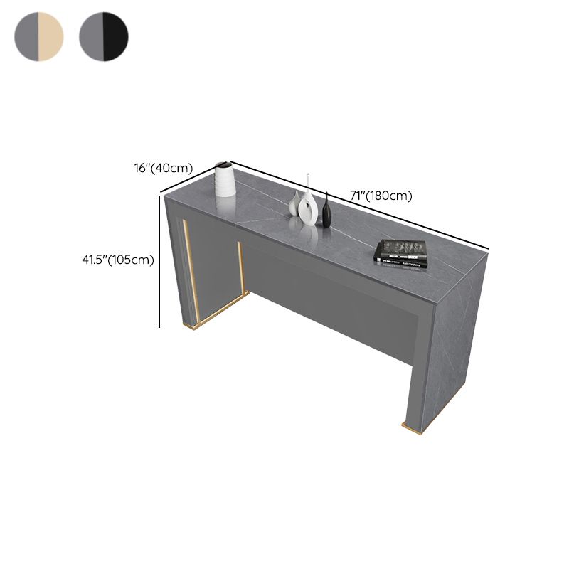 Modern Style Rectangle Bar Table 1/2/3 Pieces Stone Bar Table Set for Home Use