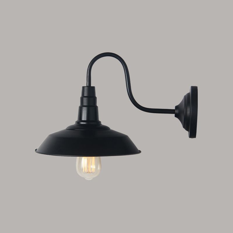 Lampada a muro di applione da parete in stile industriale a sparo da parete in metallo lampada montata