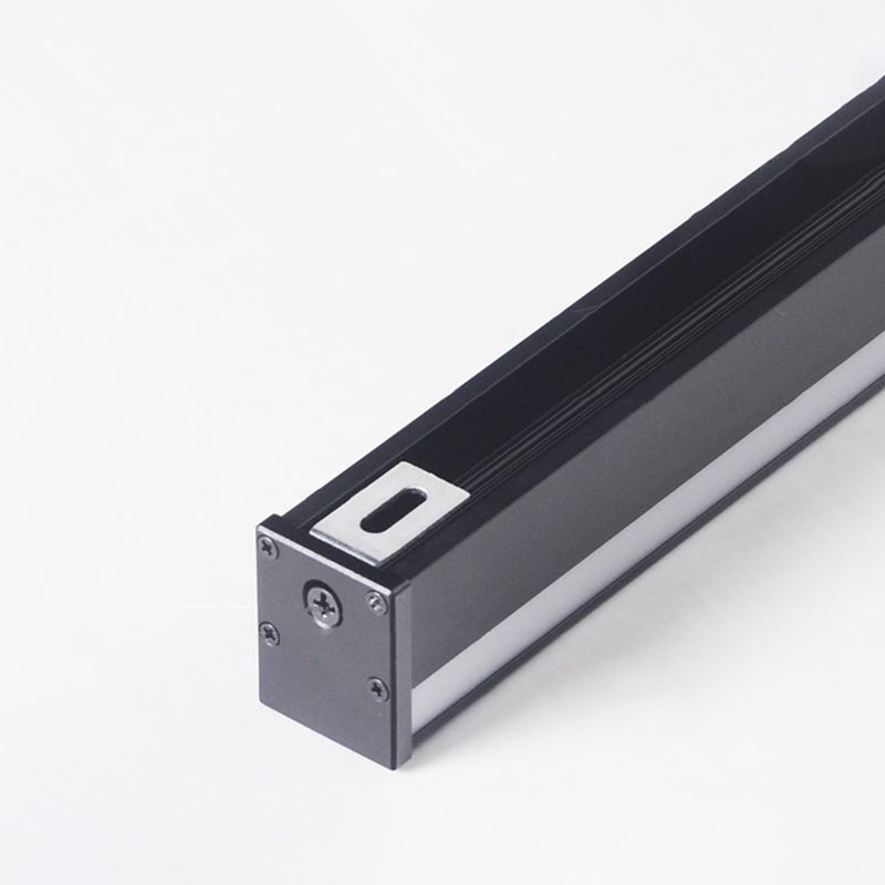 Lampade a parete lineare in stile moderno Idee di illuminazione da parete 1 in nero