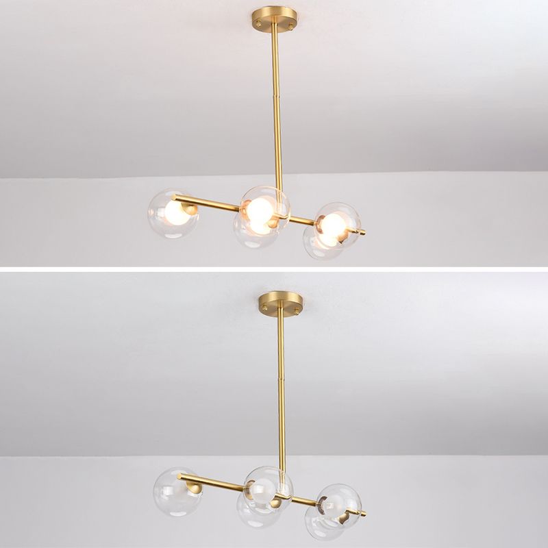 Accesorios de iluminación de Globe Island accesorios de iluminación colgante de vidrio transparente para restaurante