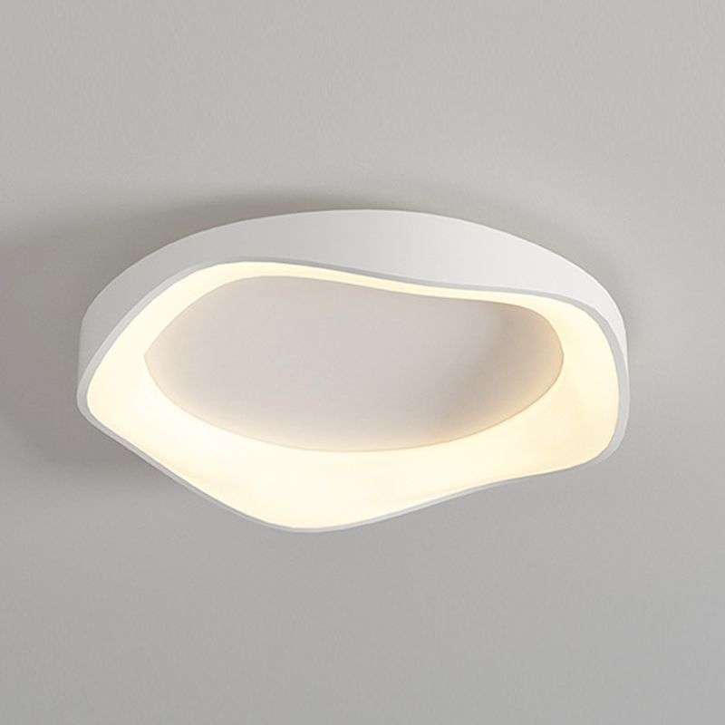 Nordic Flush Mount Metal LED Ceiling Light Fixture for Living Room