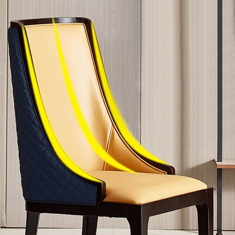 Traditional Armless Dining Chairs Upholstered Dining Accent Chair