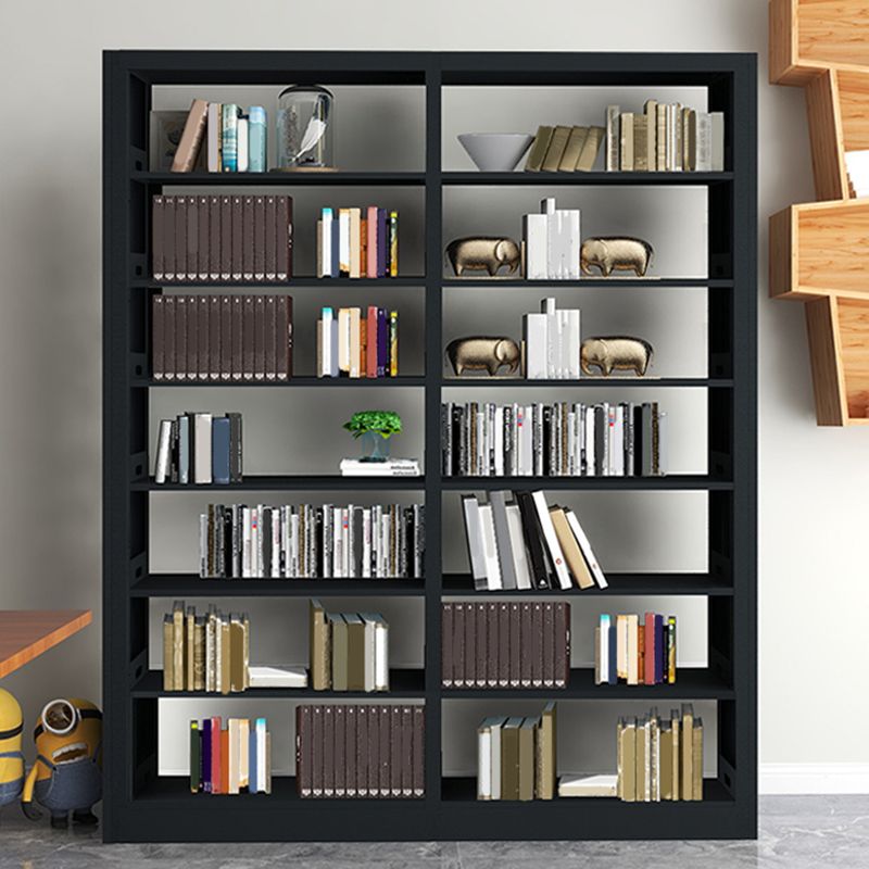 Rectangle Etagere Bookcase Modern Metal Open Bookcase with Shelves