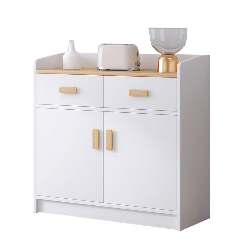 13.77" Wide Accent Chest with Drawer Contemporary Wood Chest with Door
