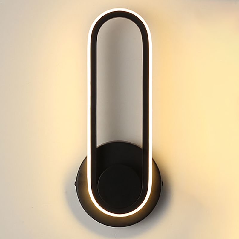 Nordic Aluminum Wall Light Linear Rotatable LED Wall Sconce for Living Room