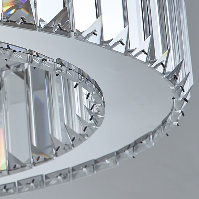 K9 Crystal Hanging Lights Minimalism Chandelier Lighting Fixtures for Living Room