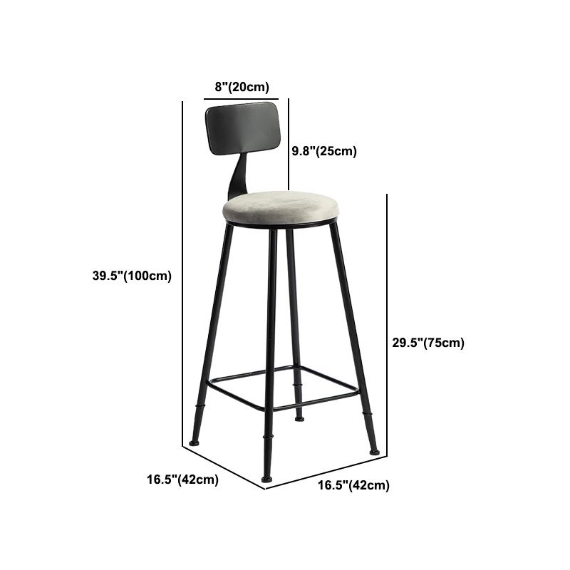 Industrial Style Gray Stone Top Bar Table Set 1/2/3 Pieces Counter Table with High Stools