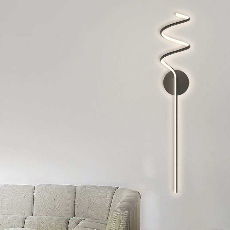 Metal Square Shape Wall Light Modern Style 1 Light Wall Mount Light