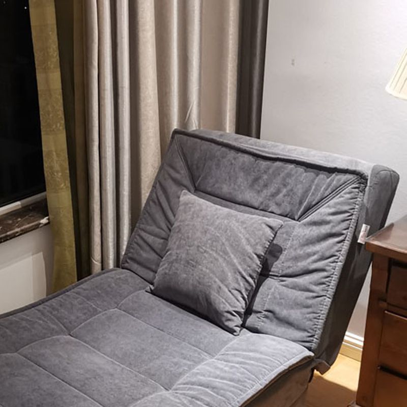 Adjustable Chaise Lounge Chair for Living Room with Metal Base