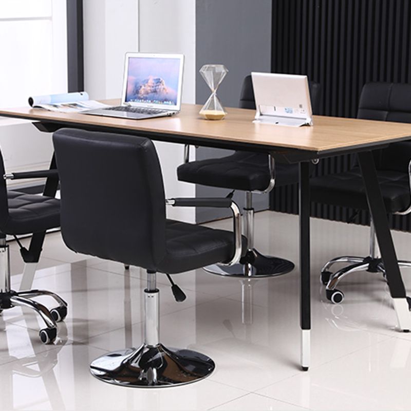 Indoor Modern Adjustable Bar Stool Footrest Bucket Backrest Swivel Counter Stool