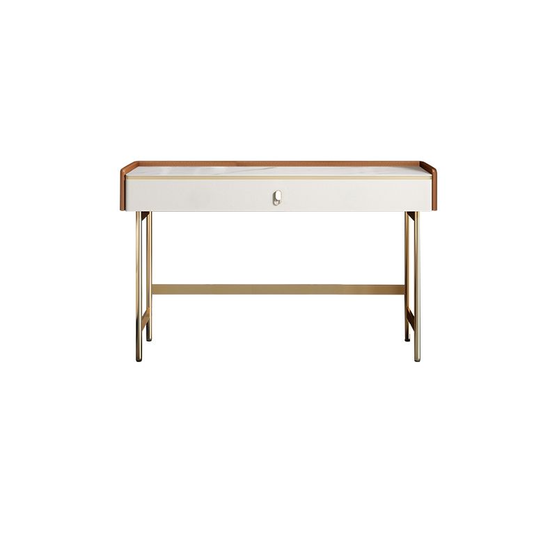 15" Wide Glam Make-up Vanity Wooden Dressing Table with Drawer
