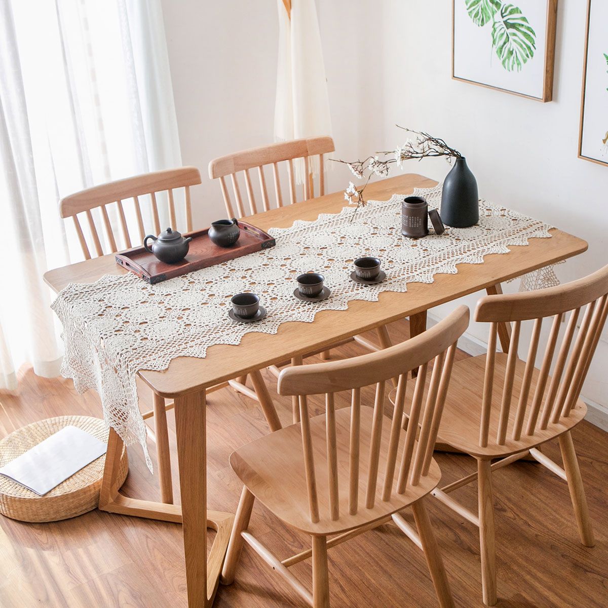 Silla contemporánea comedor silla sin brazos con patas de madera para cocina