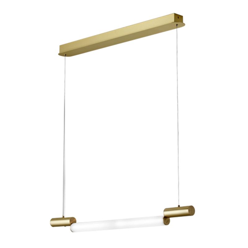 Style moderne pendentif linéaire acrylique 1 luminaire léger de l'île