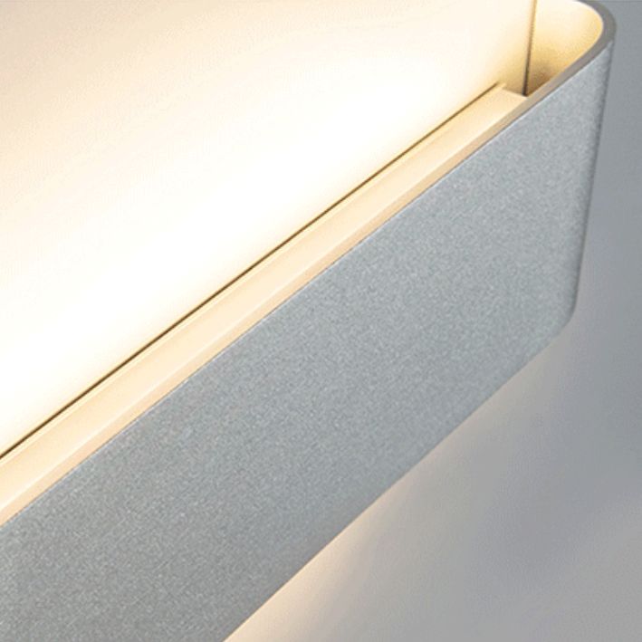 Aparte de pared de estilo simple Rectángulo de pared de pared aplastante para dormitorio