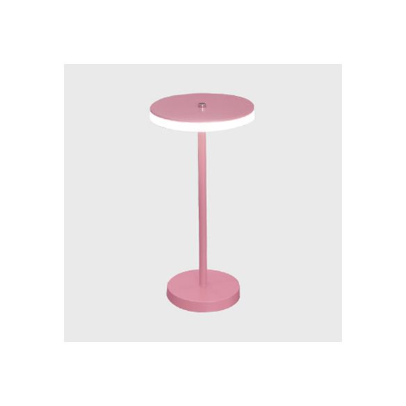 Macaron Style Rounded Table Lamp Acrylic LED Living Room Table Lighting in Blue/Green, Warm/White Light