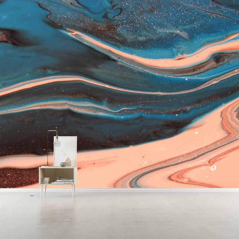 Oil Painting Mildew Resistant Wall Abstract Pattern Wallpaper Sitting Room Wall Mural