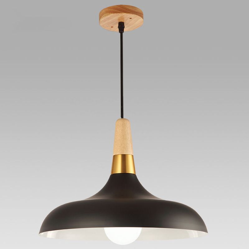 Metal Barn Pendant Light Fixture Modern Style Down Lighting Pendant for Living Room