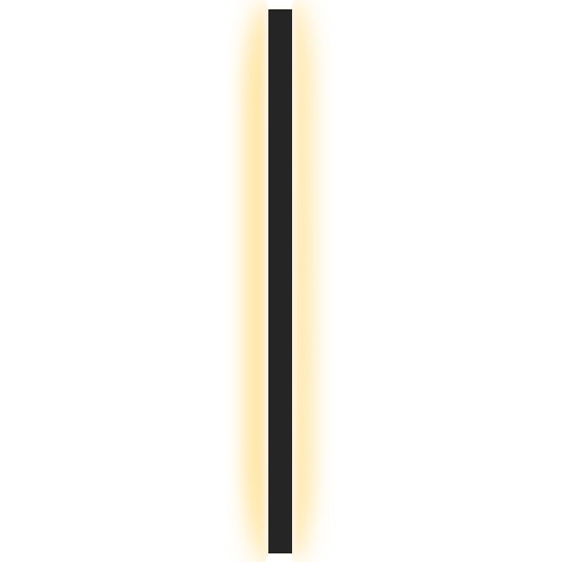 Linear Shape Metal Wall Light Modern Style Single Light Wall Mount Lamp