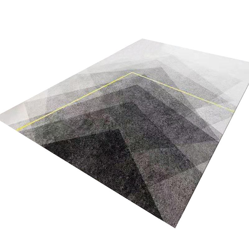 Luxury Graphic Carpet Green Polyester Carpet Stain Resistant Carpet for Drawing Room