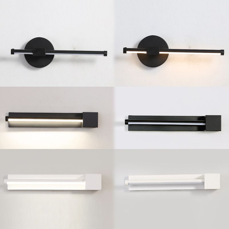 Modern Minimalist Style Linear Wall Mounted Lights Metal Wall Lamps for Living Room