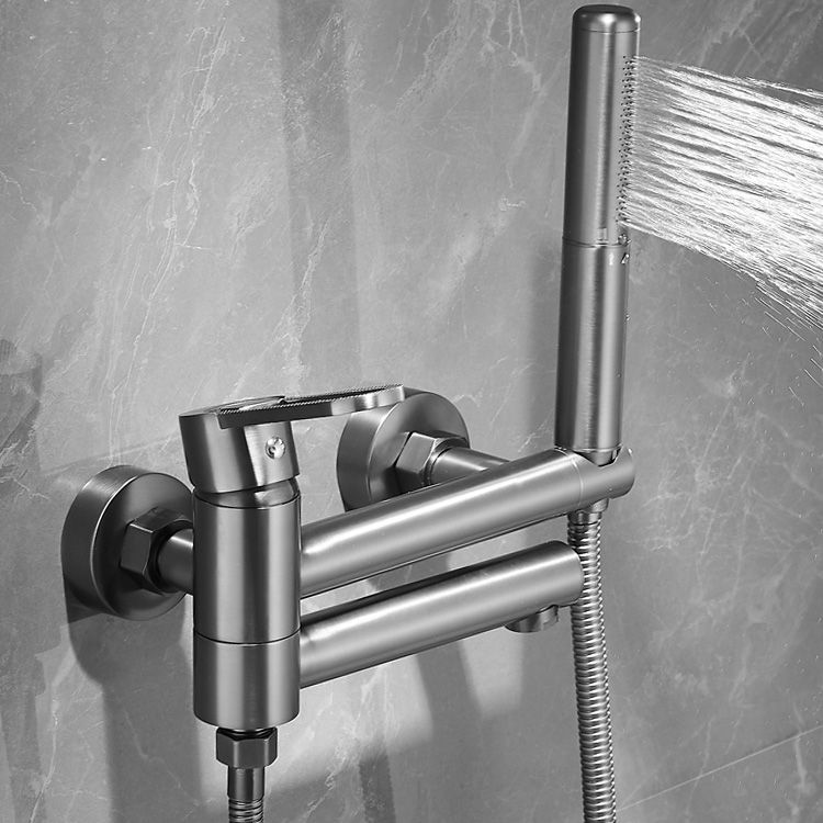 Fixed Metal Wall Mounted Contemporary Lever Handle Wall Mount