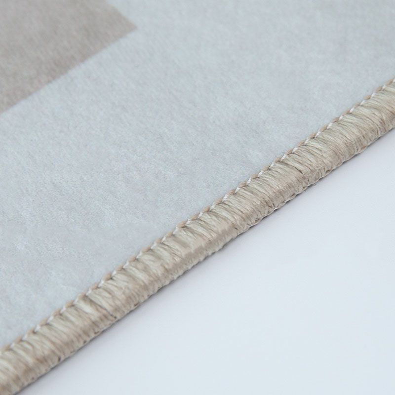 Simplicity Carpet Modern Checkerboard Print Rug Polyester Stain Resistant Area Rug for Living Room