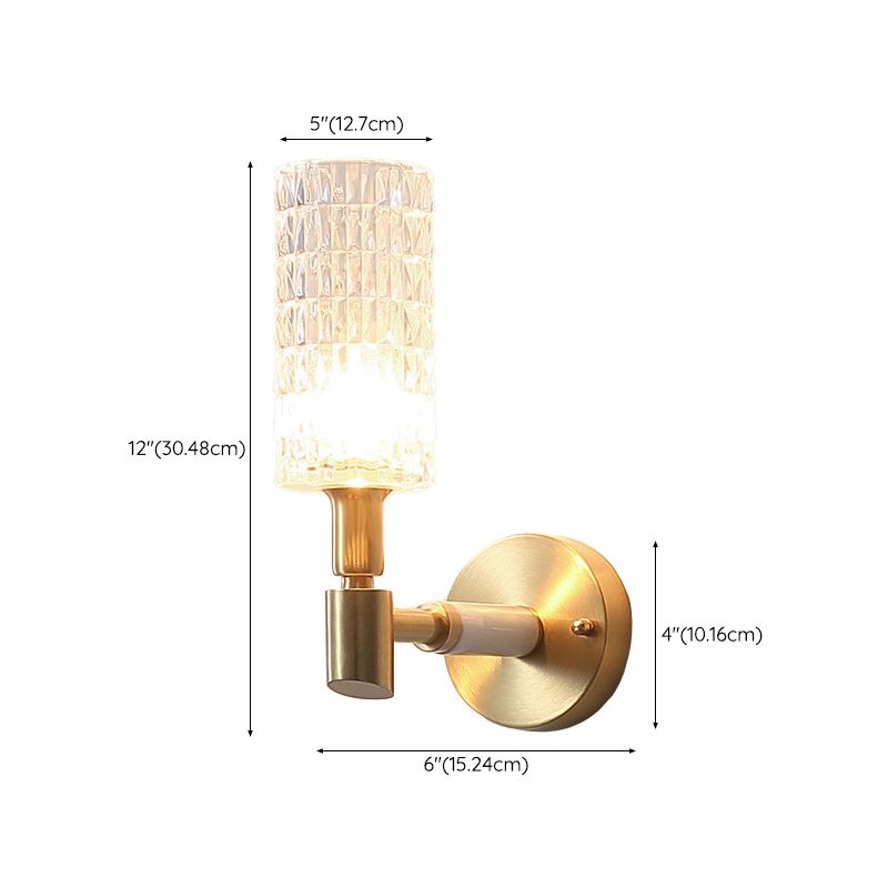 Wall Mount Light Fixture Modern Wall Mounted Lighting in Gold Fixture