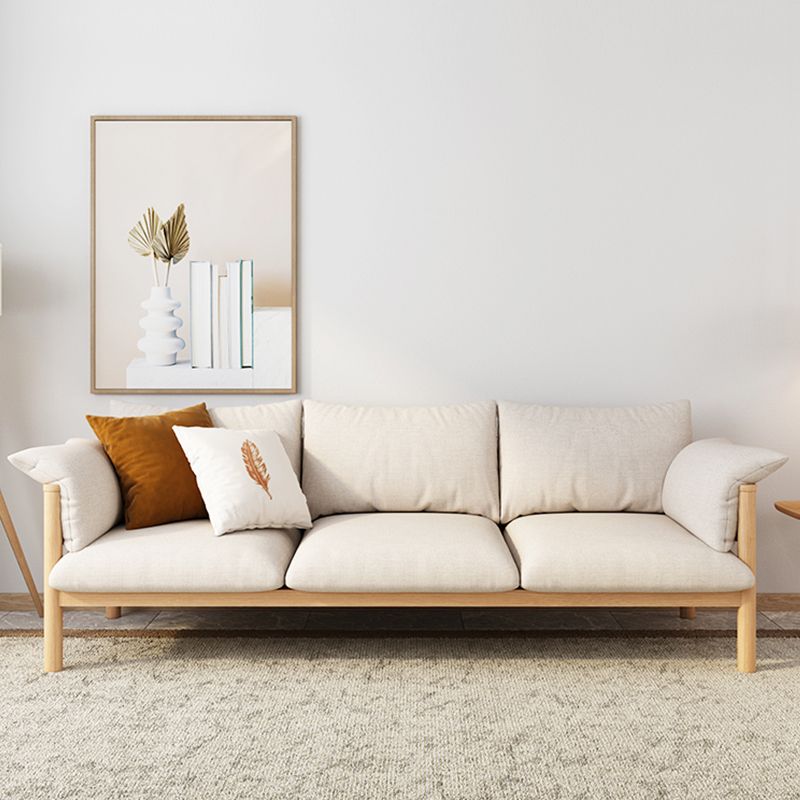 Zeitgenössisches Quadratarm Standard -Sofa mit Stirnkissen für Wohnzimmer, Wohnung
