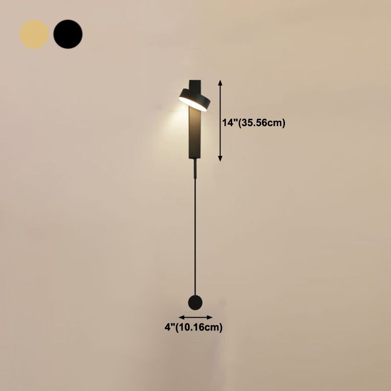 Runde Form Metall Wandleuchter moderner Stil mit einer Lichtwandhalterung Beleuchtung