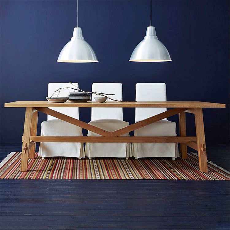 Modern 1/5 Pieces Dining Set Rectangle Pine Wood Dining Table for Dining Room Kitchen