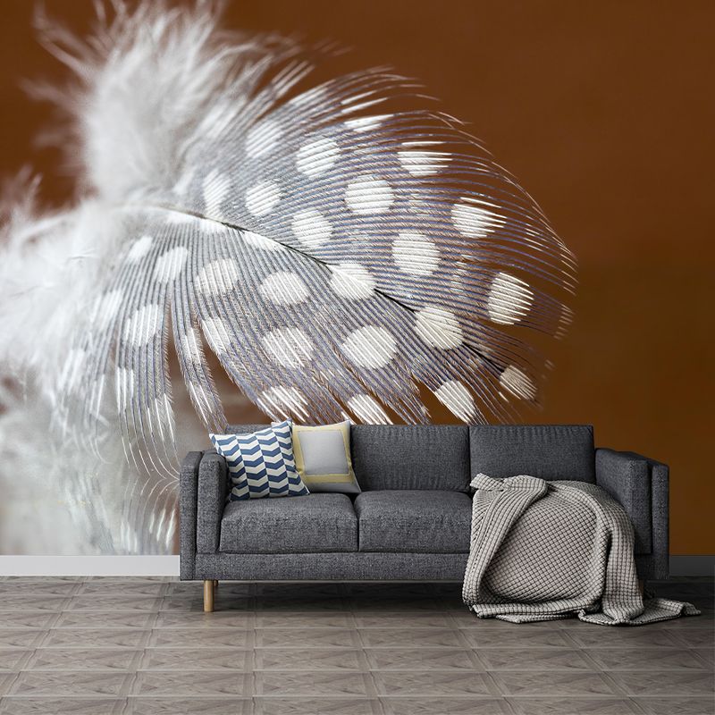 Eco-friendly Feather Decorative Murals Room Wall Murals Wallpaper