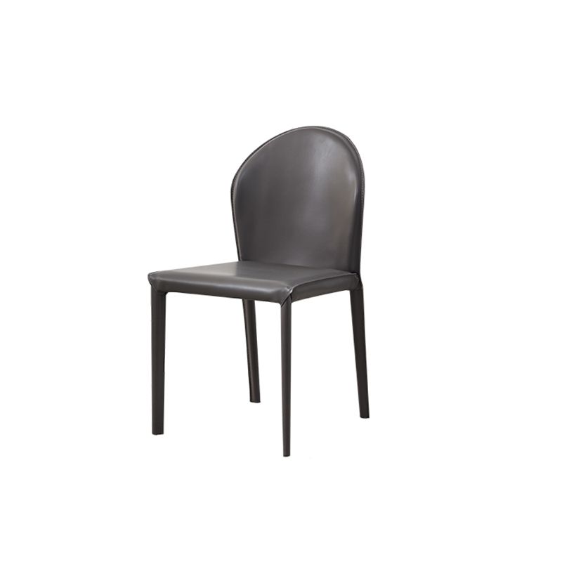 Contemporary Kitchen Dining Side Chair Matte Finish Dining Chair
