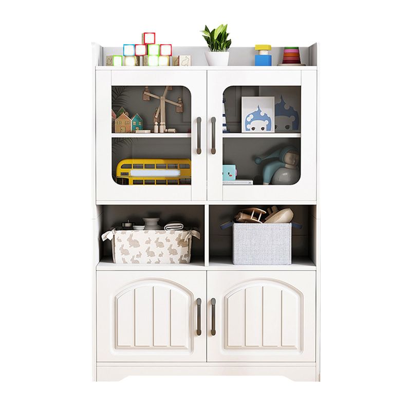 Modern Standard Accent Cabinet with Bar Pulls Doors Water Resistant Cabinet