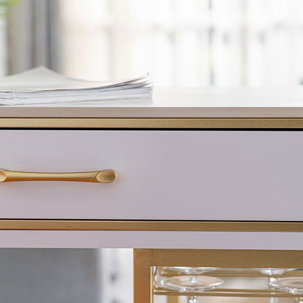 Stone Bar Table Set Industrial Rectangle 1/3 Pieces Pub Table with Upholstered Stools