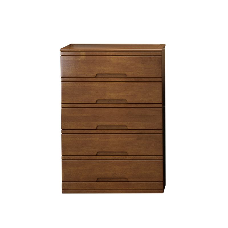 Modern Rectangle Cabinet Grooves Wood Side Cabinet with Drawer