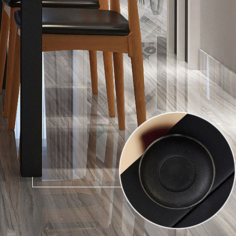 Industrial Solid Wood Top Table Natural and Black Dinner Room Kitchen Table