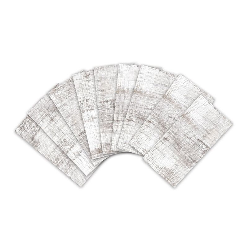 Countryside Wood Look Wallpaper Panels Grey Peel and Stick Wall Art for Dining Room
