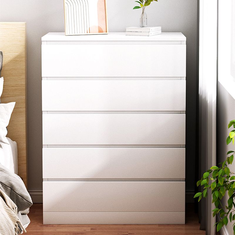 Contemporary Style Wood Accent Chest Side Cabinet with Drawers