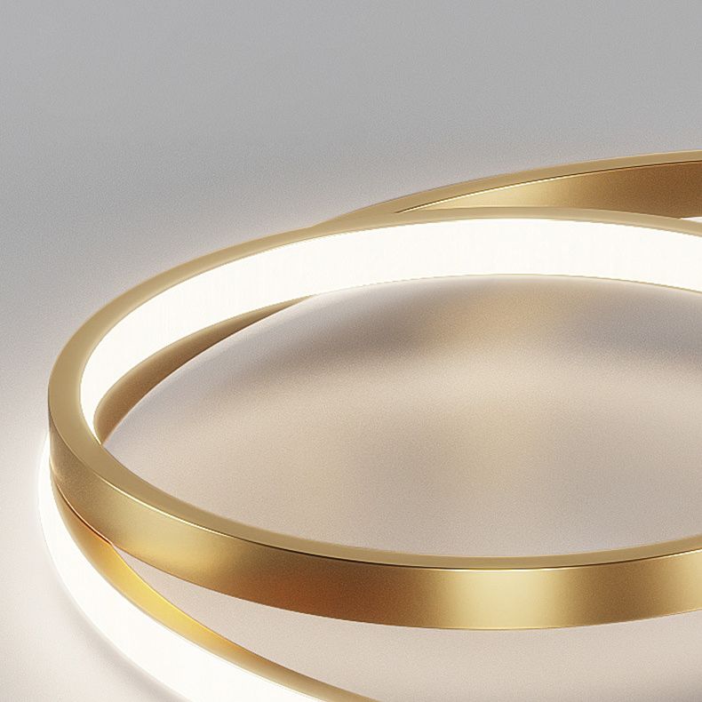 Estilo nórdico Minimalismo Línea LED Luz de techo Transparente Globe LED LIGHT LUGHT LUME PARA DORMITORIO