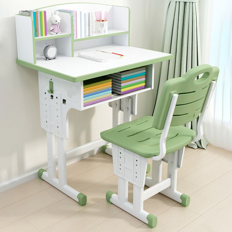 Adjustable Home Kids Desk Writing Desk Kids Desk and Chair with Hutch