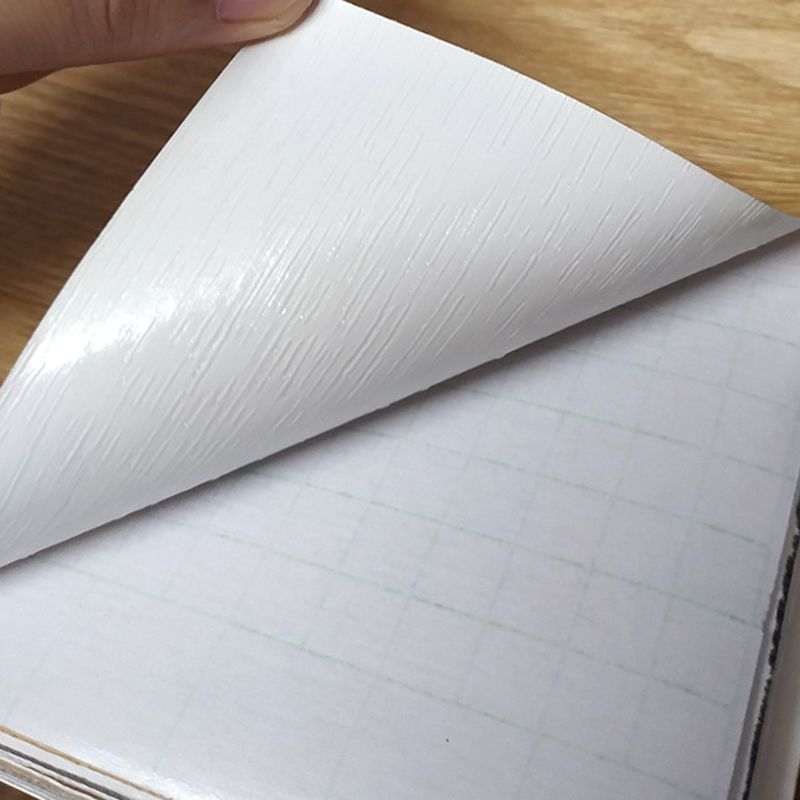 Faux Wood Wallpaper Roll Peel and Paste Industrial Living Room Wall Decor, 6.5 sq-ft