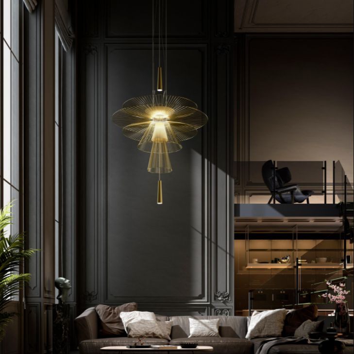 Metal Contemporary Hanging Pendant Light 1-Light Drop Pendant for Dining Room