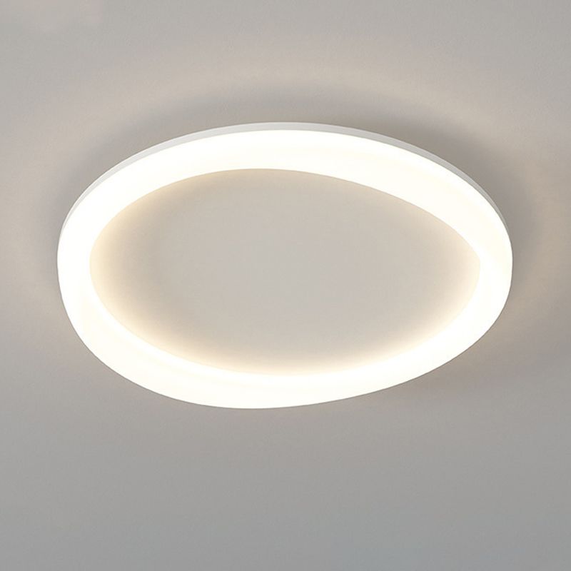 Modern Ceiling Light White LED Flush Mount Lighting for Bedroom
