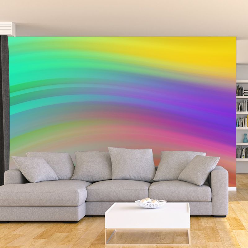 Customized Stain Resistant Abstract Mural Wallpaper for Living Room Bedroom