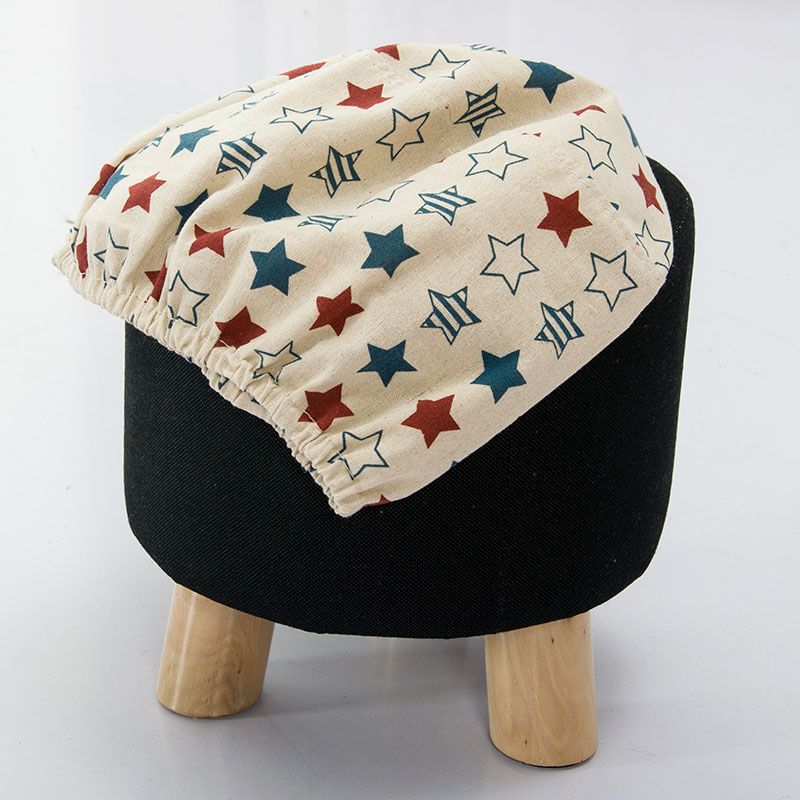 Cotton Standard Stool Modern Style Simple Household Round Stool