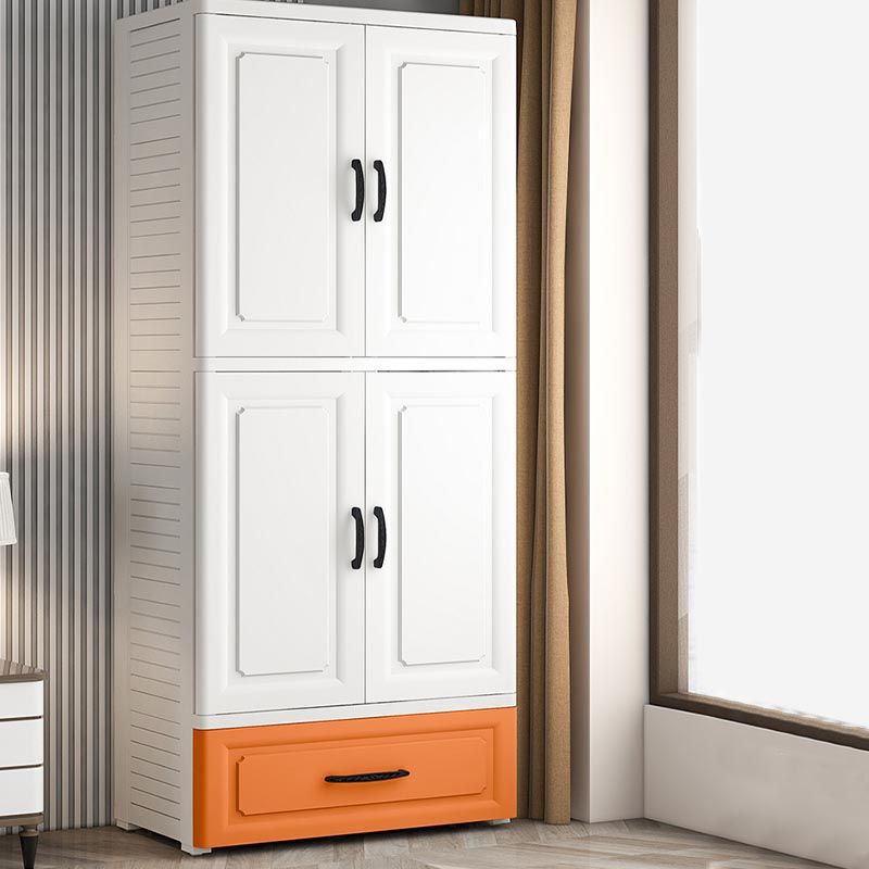 Contemporary Wardrobe Closet Plastic Wardrobe Cabinet with Legs