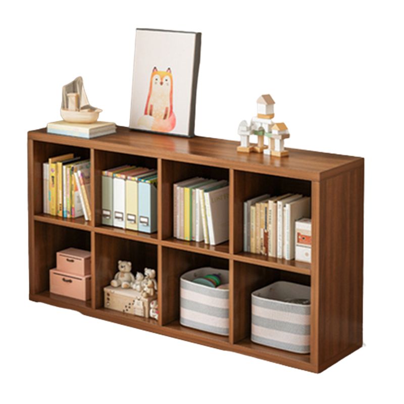 Modern Engineer Wood Bookshelf Closed Back Bookcase for Home Office